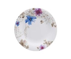 Villeroy & Boch Mariefleur Gris Basic Assiette plate, 27 cm, Porcelaine Premium, Blanc/Multicolore
