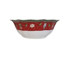 Villeroy & Boch Toys Delight Bol, Porcelaine Premium, Blanc/Rouge
