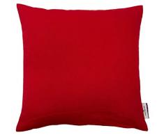 Tom Tailor 580729 Housse pour coussin T-Dove Rouge 50 x 50 cm