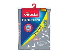 Vileda 140511 Premium 2en1 Housse pour Planche à Repasser 30-45 cm x 110-130 cm