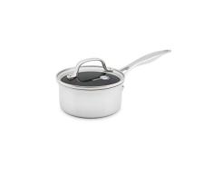 GreenPan Venice Bi-Ply 16 cm Casserole, 100% Sans PFOA/PFA, RevÃªtement AntiadhÃ©sif Sain en CÃ©ramique, Pour Induction/Four/Lave-Vaiselle, Acier Inoxydable