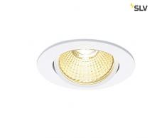 SLV New TRIA Lampe de plafond ronde en aluminium Blanc 1800-3000K 7,2 W 7,3 W
