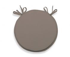 Soleil docre 009234 ALIX Dessus de chaise bistrot Polyester Moka 40 cm