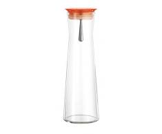 Bohemia Cristal Indis 093 006 Carafe en Verre avec Bec verseur Pratique 1100Â ML Orange