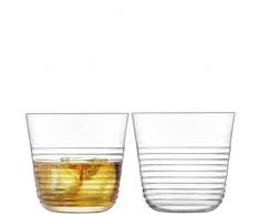 LSA International G1489â12â171Â Groove Gobelet 330Â ml X 2Â Clair,