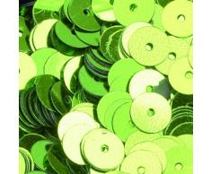 Efco Fil Plat Rond Paillettes, Vert Clair, 6Â mm, 5Â g, 500