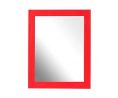 Inov8 Cadre Miroir Traditionnel Fabrication Britannique, Rouge Brillant, 6x4