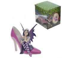 PuckatorÂ Figurine de FÃ©e de Natasha Faulkner Princesse RÃªverie, RÃ©sine, Blanc/Rose/Violet, 80 x 150 cm