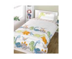 Rapport Parure de lit pour Enfant Motif Dinosaures Naturel 135 x 200 cm