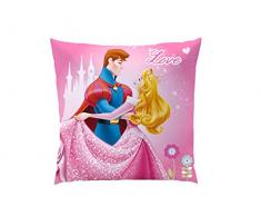 CTI 042376 Disney Princesses Paradis Coussin Polyester Rose 40 x 40 cm