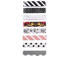 Rayher Hobby Paper Tapes, 8Â Designs, 300Â x 15Â mm, Autocollant, Papier, Multicolore, 21,7Â x 10Â x 0,2Â cm