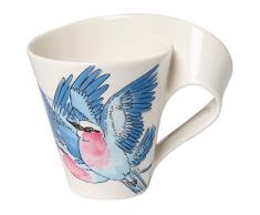 Villeroy & Boch NewWave Caffè Tasse à café Rollier à longs brins, 300 ml, Hauteur: 11 cm, Porcelaine Premium, violet