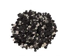 Efco Fil Plat Rond, Sequins, Marron foncÃ©, 6Â mm, 40Â g, 4000-piece