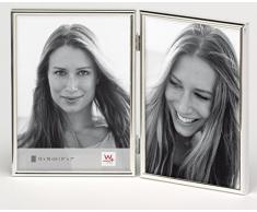 Walther Design Chloe Cadre photo, argent, 2x 13 x 18 cm