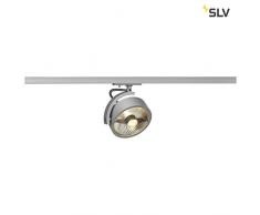 KALU TRACK QPAR111 spot, gris argent, adaptateur 1 allumage inclus