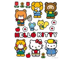 AG Design DK 1781 Mur autkleber Stickers Disney Hello Kitty
