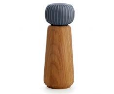 KÃ¤hler HammershÃ¸i Moulin Ã sel/Poivre/Ã©pices, Porcelaine Bois, Gris Anthracite, 17,5 cm