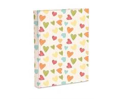 Mareli Album Photo 23 x 30 60 Pages avec Papier de Soie, Blanc