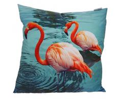 Egg n Chips London Coussin Garni de Flamants Roses 50 x 50 cm