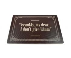 MUSTARD M 13010C Plateau à Fromage I Dont Give Edam 34,7 x 24,7 x 0,37 cm