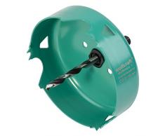 Wolfcraft 5972000 105 mm Diamètre Scie cloche en acier carbone - Turquoise