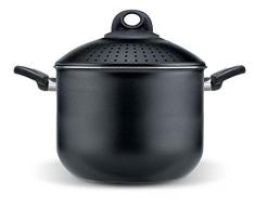 PENSOFAL, sÃ©rie Biostone, marmite PastasÃ¬ 7 Litri - 24 cm Noir