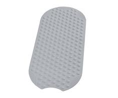 Grund Mamor Tapis de Bain 100% Caoutchouc synthÃ©tique, sans PVC, Gris, 38 x 89 cm
