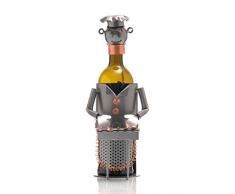 LUDI-VIN Porte Bouteille Métal Barbecue