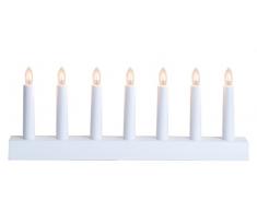 Star 271-18 Ida Chandelier 7 Lumières Blanc 15 x 40 cm