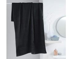 douceur dintérieur drap de bain 90 x 150 cm eponge vitamine noir