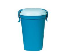 Curver 6302078 Lunch&Go Gobelet Plastique Bleu 11 x 11 x 18 cm 600 ml