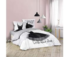 douceur dintÃ©rieur parure 3 piÃ¨ces 240x220 cm black dress