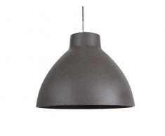 Leitmotiv LM1344 Lampe à Suspension, Grès, 40 W, Gris foncé, Taille L