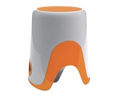 Gedy - Tabouret BOITIER Blanc/Orange - Gedy - G-70739300900