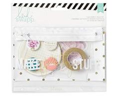 American Crafts Kit de Pochette Classeur à Anneaux marché aux puces mémoire en Plastique 36 Pieces-Make Pretty Stuff