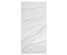 TOM TAILOR Serviette de Douche Unie en Tissu éponge 100111/900/770, Coton, White, 80 x 200 cm