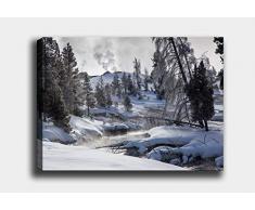 Bonamaison Peinture sur toile, multicolore, 30 x 40 cm - ConÃ§u et fabriquÃ© en Turquie