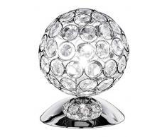 Wofi 8568.01.01.0130 Holly Lampe 1 x 40 W G9 Chrome/Pampilles
