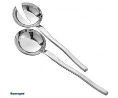 Esmeyer 290-006 Lot de 2 Couverts à Salade, Acier Inoxydable, Argent, 29 x 7 x 7,8 cm