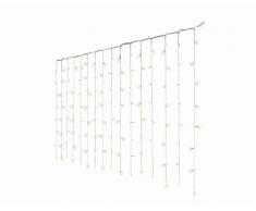 Izaneo - Rideau lumineux exterieur led blanc chaud