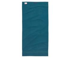 TOM TAILOR Serviette de Douche Unie en Tissu éponge 100111/900/770, Coton, pétrole, 80 x 200 cm