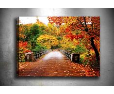 Bonamaison Peinture sur toile, multicolore, 40 x 60 cm - Conçu et fabriqué en Turquie