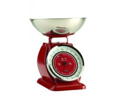 Typhoon Italien Job Corps en Acier échelle en Rouge avec Bol en Acier Inoxydable