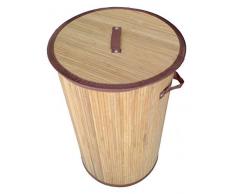 GMMH LN 41 New York Panier Ã Linge Pliable en Bambou 50 cm