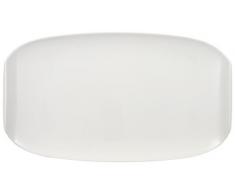 Villeroy & Boch Urban Nature Plat de service, 42x24 cm, Porcelaine Premium, Blanc