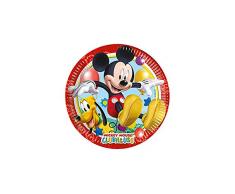 Amscan Assiette en Carton Motif Mickey