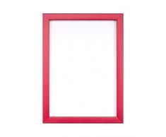 Cadre Photo Arc-en-Ciel avec Dos en MDF, prÃªt Ã Ãªtre accrochÃ© avec Une Feuille en plexiglas incassable de Haute clartÃ© Rose 45,7 x 30,5 cm