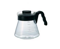 HARIO VCS-02B Verseuse, Verre, Noir, Taille M