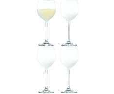 LSA International Lot de 4 Verres Ã vin Effet Brume 400 ML
