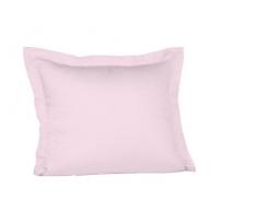 fleuresse 9100-4040 Taie doreiller 35 x 40 cm Uni En satin mako Rose pÃ¢le 100% coton